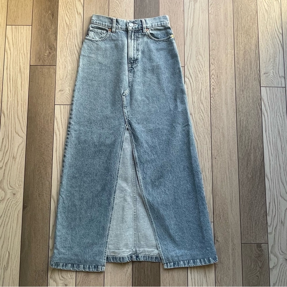 ALOHAS Blue Flare Wide Leg Jeans